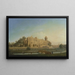 Château de Warwick - Francis Harding — gerahmtes Bild an der Wand