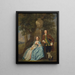 George und Margaret Rogers - Francis Hayman — gerahmtes Bild an der Wand