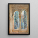 Ansicht eines Hofes - Francis Luis Mora — gerahmtes Bild an der Wand