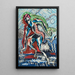 Badende - Francis Picabia — gerahmtes Bild an der Wand