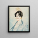 Boucles d'oreille noires - Francis Picabia — gerahmtes Bild an der Wand