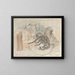 Ich zog den Vorhang beiseite, der die Geister verbarg - Francis Picabia — gerahmtes Bild an der Wand