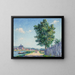 Der Pappelbaum, Sonnenlichteffekt in Villeneuve-sur-Yonne - Francis Picabia — gerahmtes Bild an der Wand