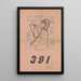 Molekulares Gemälde - Francis Picabia — gerahmtes Bild an der Wand