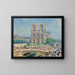 Notre-Dame unter Sonneneinwirkung - Francis Picabia — gerahmtes Bild an der Wand