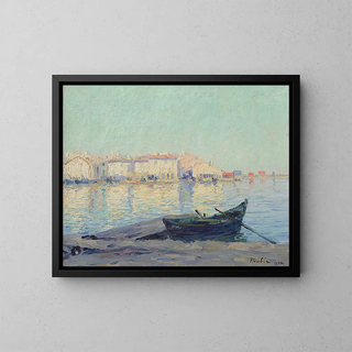 Ohne Titel, Hafen von Martigues - Francis Picabia — gerahmtes Bild an der Wand