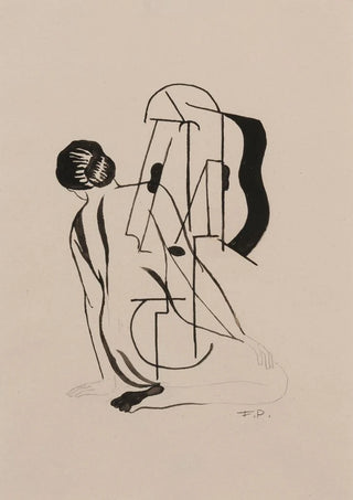 Francis Picabia - Sans titre ou Nu la guitare.webp