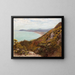 Baie de Killiney vue vers Bray - Francis S Walker — gerahmtes Bild an der Wand
