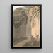 Eingang der Höhle in Posillipo Neapel - Francis Towne — gerahmtes Bild an der Wand