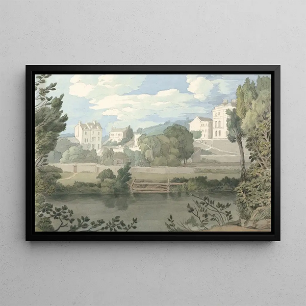 Francis Towne - Houses near Plymouth.webp