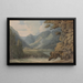 Vue à Borrowdale d'Eagle Crag et Rosthwaite - Francis Towne — gerahmtes Bild an der Wand