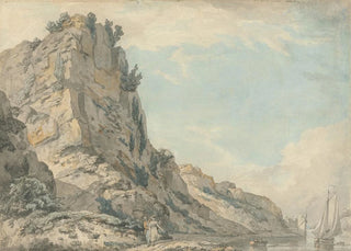 Francis Wheatley - St Vincents Rock Clifton Bristol with Hotwells Spring House in the Distance.webp