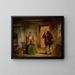 Innenraumstudie - Francis William Edmonds — gerahmtes Bild an der Wand