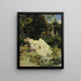 Der romantische Roman - Francisco Peralta del Campo — gerahmtes Bild an der Wand