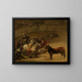 Lutte de taureaux, suerte de varas - Francisco de Goya — gerahmtes Bild an der Wand