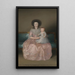 Gräfin von Altamira und ihre Tochter María Agustina - Francisco de Goya — gerahmtes Bild an der Wand