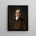 Der Graf vom Tage - Francisco de Goya — gerahmtes Bild an der Wand