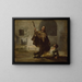 Der Bruder Pedro schlägt El Maragato mit dem Gewehrkolben - Francisco de Goya — gerahmtes Bild an der Wand
