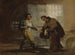 Der Bruder Pedro bietet El Maragato Schuhe an und bereitet sich vor, seine Waffe zu ziehen. - Francisco de Goya — Ansicht des Kunstwerks