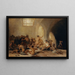 L'Asile - Francisco de Goya — gerahmtes Bild an der Wand
