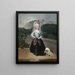 Maria Teresa de Borbón y Vallabriga, später Gräfin von Chinchón - Francisco de Goya — gerahmtes Bild an der Wand