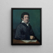 Portrait des Dichters Moratín - Francisco de Goya — gerahmtes Bild an der Wand