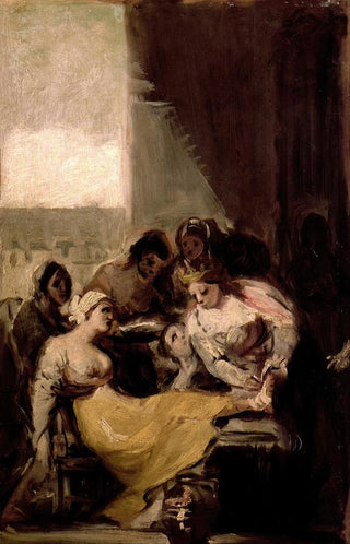 Francisco de Goya - Saint Isabel of Portugal Healing the Wounds of a Sick Woman.webp