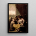 Sainte Isabelle du Portugal heilend die Wunden einer kranken Frau - Francisco de Goya — gerahmtes Bild an der Wand