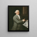 L'architekt Ventura Rodríguez - Francisco de Goya — gerahmtes Bild an der Wand