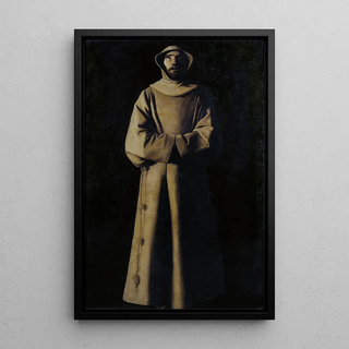 Francisco de Zurbarn - Saint Francis Of Assisi According To Pope Nicholas Vs Vision.webp