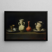 Stillleben mit vier Gefäßen - Francisco de Zurbarán — gerahmtes Bild an der Wand