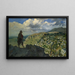 Brigand im Wachdienst in den Bergen - Frank Buchser — gerahmtes Bild an der Wand