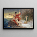 Ulysse et Calypso - Frank Buchser — gerahmtes Bild an der Wand