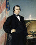 Portrait des amerikanischen Präsidenten Andrew Johnson - Frank Buchser — Ansicht des Kunstwerks