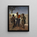Le retour des volontaires - Frank Buchser — gerahmtes Bild an der Wand