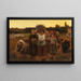 Frauen Bretoninnen bei Tagesende - Frank C Penfold — gerahmtes Bild an der Wand