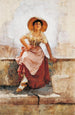 Junge Frau aus Florenz - Frank Duveneck — Ansicht des Kunstwerks