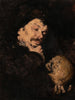 Mann, der einen Schädel hält - Frank Duveneck — Ansicht des Kunstwerks