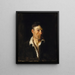 Portrait eines Mannes - Frank Duveneck — gerahmtes Bild an der Wand