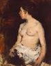 Nackter sitzend - Frank Duveneck — Ansicht des Kunstwerks