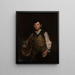 Der pfeifende Junge - Frank Duveneck — gerahmtes Bild an der Wand