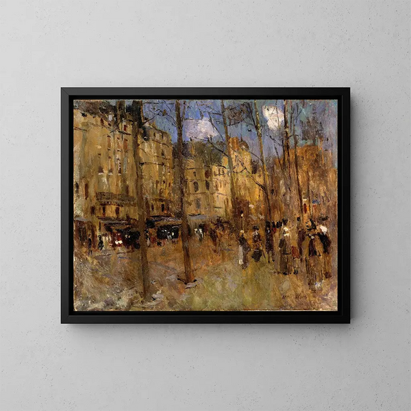 Boulevard Saint-Germain - Frank Edwin Scott — gerahmtes Bild an der Wand
