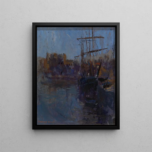 Porte de Cherbourg - Frank Edwin Scott — gerahmtes Bild an der Wand
