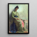 Schläfrigkeit - Frank Edwin Scott — gerahmtes Bild an der Wand