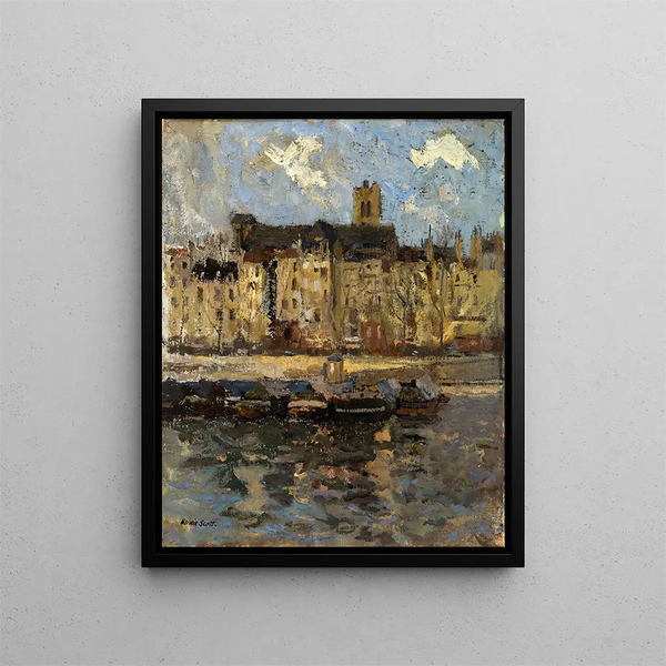 Saint-Gervais - Frank Edwin Scott — gerahmtes Bild an der Wand