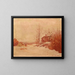Winterlandschaft - Frank Howard Marschall — gerahmtes Bild an der Wand