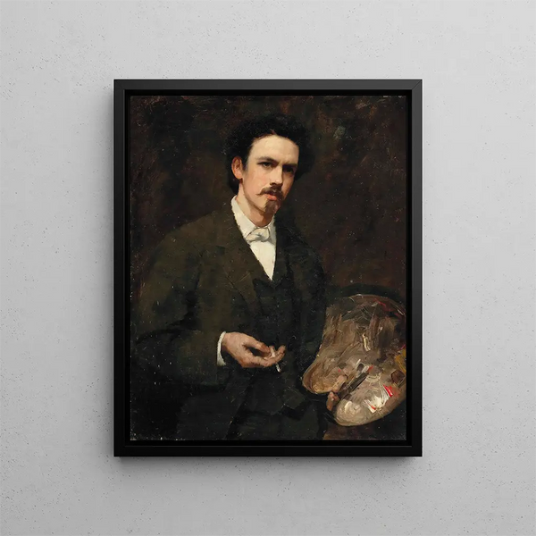 Portrait von Sir James Jebusa Shannon - Frank Markham Skipworth — gerahmtes Bild an der Wand