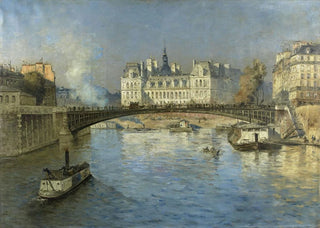 Frank Myers Boggs - Paris la Seine et lHtel de Ville.webp