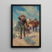Der Prospektor - Frank Tenney Johnson — gerahmtes Bild an der Wand