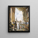 Der alte Markt von Cleveland - Frank Wilcox — gerahmtes Bild an der Wand